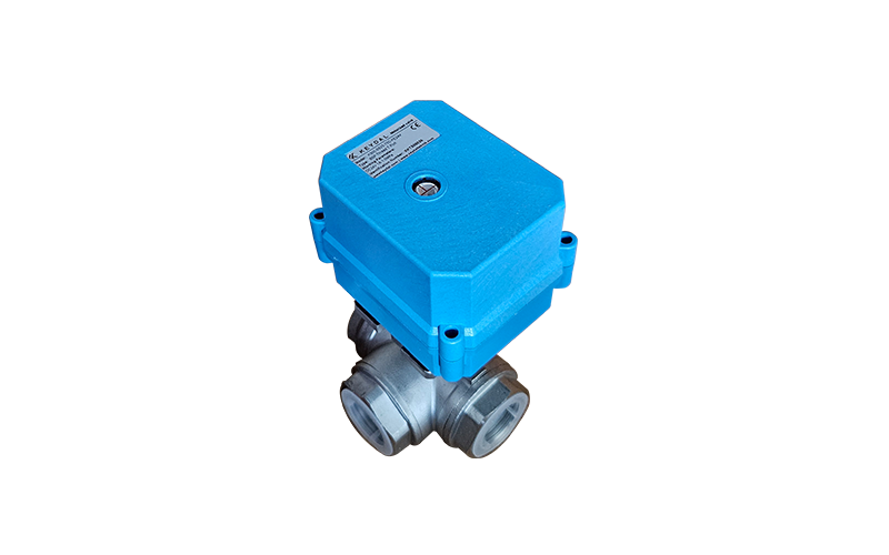 3 Yollu Mini Motorlu Vana K300-SS25-T5C-PE24V