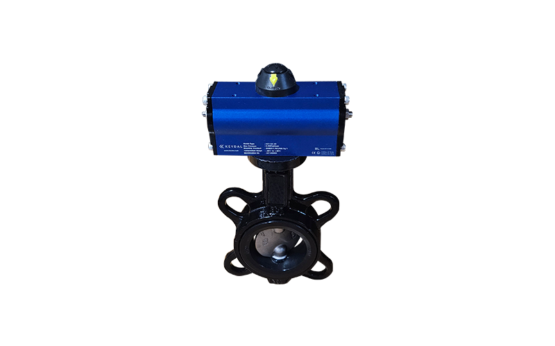 Pnömatik Aktüatörlü Kelebek Vana